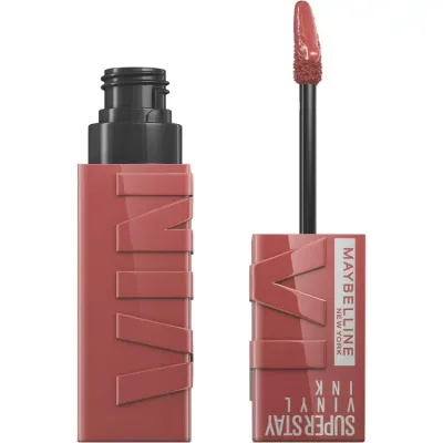 メイベリン スーパー ステイ ヴィニルインク リキッドリップスティック チーキー Maybelline SuperStay Vinyl Ink Liquid Lipstick, Cheeky 【お取り寄せ商品】