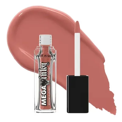 ウェットアンドワイルド メガインキー リップカラー ベアインテンションズ 約6.5ml Wet n Wild Mega Inky Lip Color Bare Intentions 0.22 fl oz 【お取り寄せ商品】