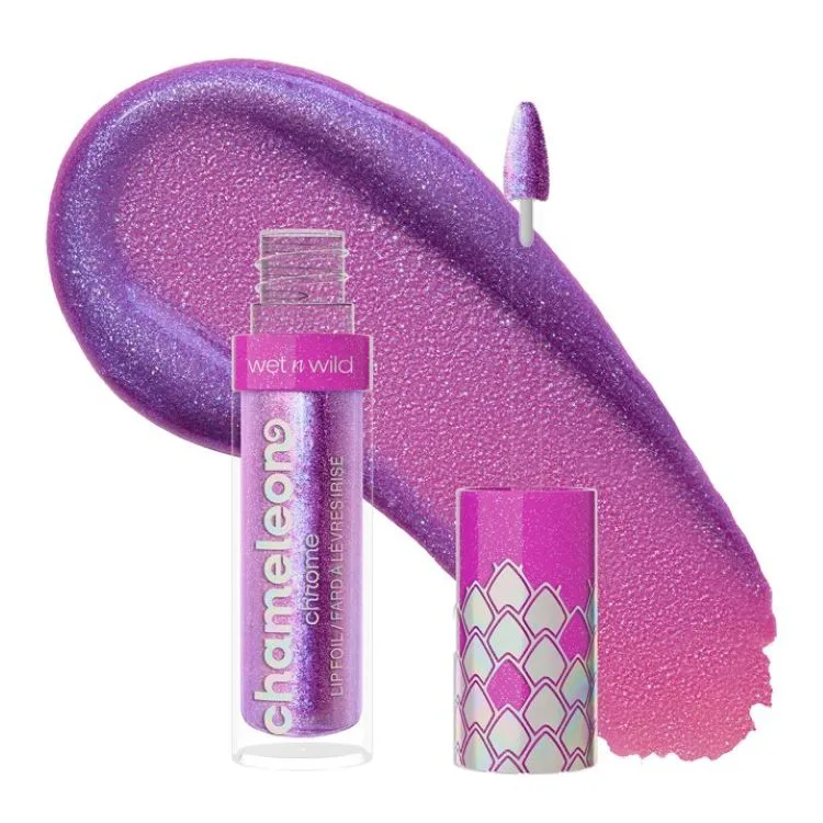 ウェットアンドワイルド カメレオンクローム リップフォイル パープルマター 約2.7ml Wet n Wild Chameleon Chrome Lip Foil, Purple Matter, 0.09 FL oz 【お取り寄せ商品】