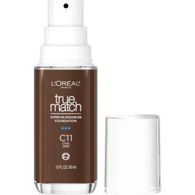 ロレアル パリ トゥルーマッチ クリームファンデーション C11 クールディープ 約30mL L'Oreal Paris True Match Cream Foundation Makeup, C11 Cool Deep, 1 fl oz 【お取り寄せ商品】