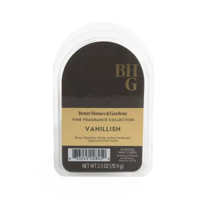 【ウォルマートPB】ベターホームズ&ガーデンズ ラグジュアリーフレグランス バニリッシュ ワックスメルト 約71g BHG Luxury Fragrance, Vanillish Scented Wax Melts, 2.5oz 【お取り寄せ商品】