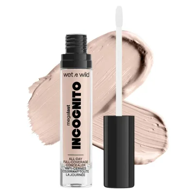 ウェットアンドワイルド メガラスト インコグニート コンシーラー ライトベージュ Wet n wild Mega Last Incognito All-Day Full Coverage Concealer Make, Light Beige 【お取り寄せ商品】