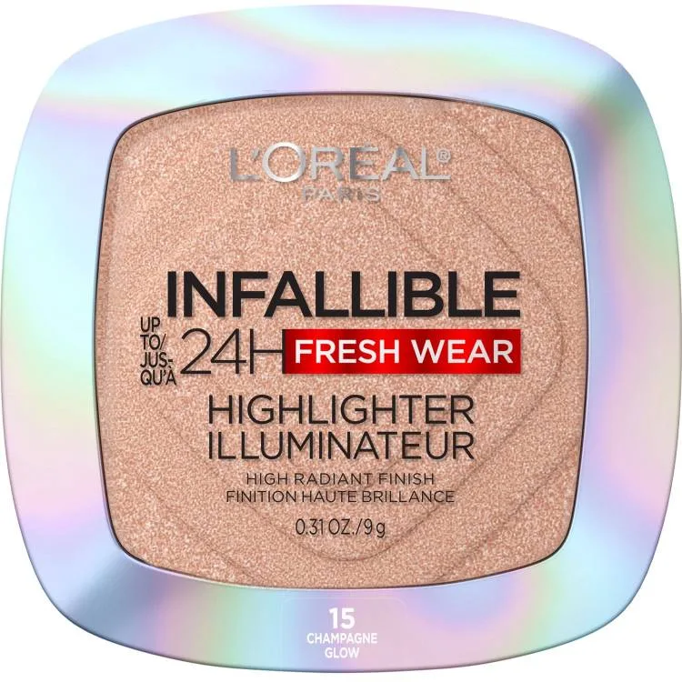 ロレアル パリ インファリブル 24時間ウェア ハイライター シャンパングロー 約8.8g L'Oreal Paris Infallible Up To 24Hr Highlighter, Champagne Glow, 0.31 oz, 【お取り寄せ商品】