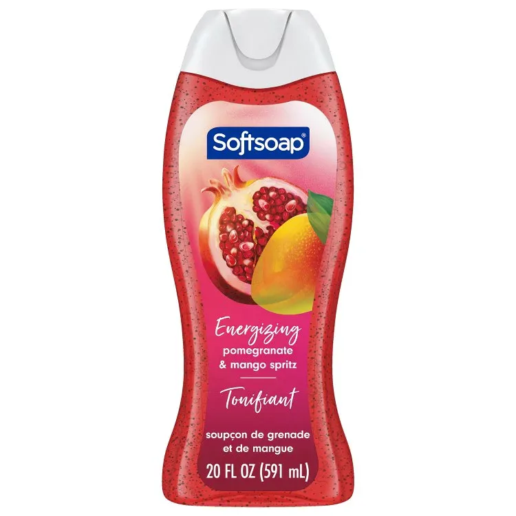 ソフトソープ エナジャイジング モイスチャライジング ボディウォッシュ ザクロ&マンゴー スプリッツ 591ml Softsoap Energizing Moisturizing Body Wash, Pomegranate and Mango Spritz 20 fl oz 【お取り寄せ商品】