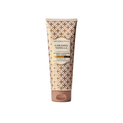 バス&ボディワークス キャラメルバニラ アルティメットハイドレーション ボディクリーム 226g Bath & Body Works Caramel Vanilla Ultimate Hydration Body Cream 8 oz / 226 g 【お取り寄せ商品】