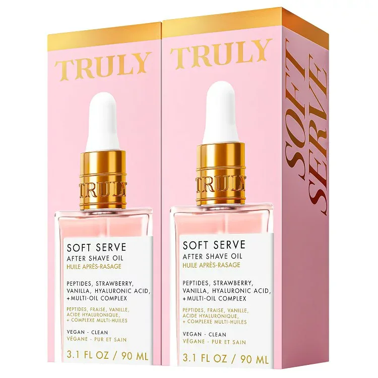 トゥルーリー ソフトサーブ アフターシェーブオイル 約92ml 2本セット Truly Soft Serve After Shave Oil, 3.1 fl oz, 2-pack 【お取り寄せ商品】