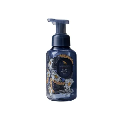 バス&ボディワークス ウォームアンバー&オーク ジェントル&クリーン フォーミングハンドソープ 259ml Bath & Body Works Warm Amber & Oak Gentle & Clean Foaming Hand Soap 8.75 fl oz / 259 ml 【お取り寄せ商品】