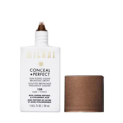 ミラニ コンシール+パーフェクト サンキスド リキッドブロンジングドロップス ダーク 30ml Milani Conceal + Perfect Sun Kissed Liquid Bronzing Drops, Dark, 1 fl oz 【お取り寄せ商品】