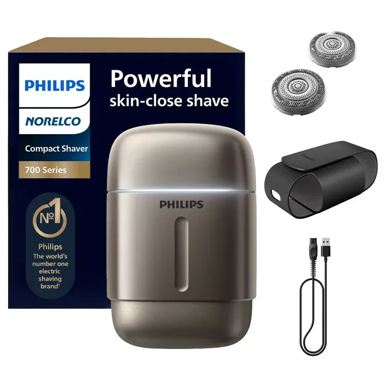 フィリップス ノレルコ コンパクト電気シェーバー 700 リフト&カットシステム Philips Norelco Compact Electric Shaver 700, Lift and Cut System 【お取り寄せ商品】