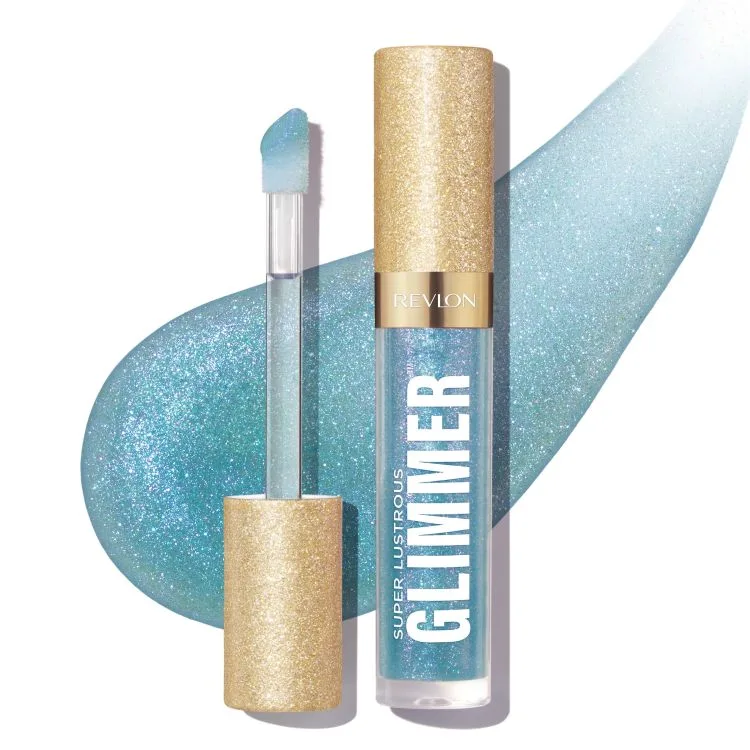 レブロン スーパーラストラス グリマー ハイシャイン リップグロス 010 インディゴアイス 3.8ml Revlon Super Lustrous Glimmer High-Shine Lip Gloss, 010 Indigo Ice, 0.13 fl oz 【お取り寄せ商品】