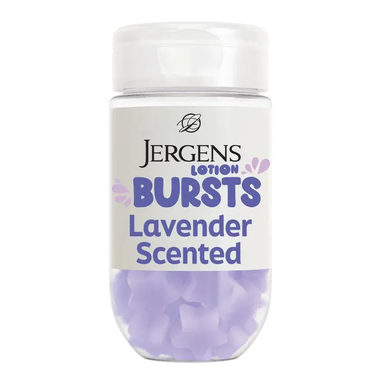 ジャーゲンズ ラベンダー ローションバースト スクイッシー星型モイスチャライザー 38個入り Jergens Lavender Lotion Bursts, Squishy Star-Shaped Moisturizer Bursts, Lotionns, 38 Ct 【お取り寄せ商品】