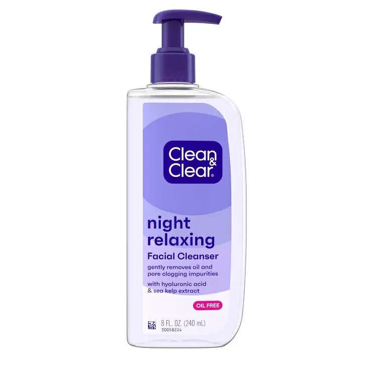 クリーン&クリア ナイトリラクシング オイルフリー ナイトフェイスウォッシュ 237ml Clean & Clear Night Relaxing Oil-Free Night Face Wash, 8 fl. oz 【お取り寄せ商品】