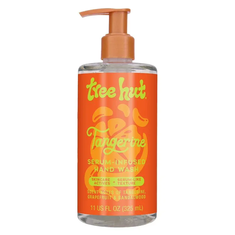 ツリーハット タンジェリン セラムインフューズド ハンドウォッシュ 325ml Tree Hut Tangerine Serum-Infused Hand Wash, 11 fl oz 【お取り寄せ商品】