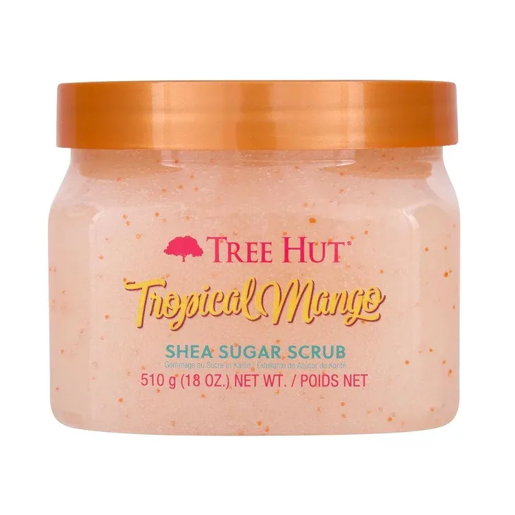ツリーハット ボディスクラブ トロピカルマンゴー 510g Tree Hut Body Scrub, Tropical Mango, 18 Oz 【お取り寄せ商品】