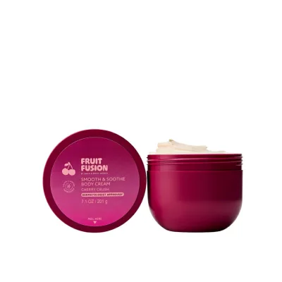 バス&ボディワークス チェリー クラッシュ スムース&スーズ ボディクリーム 201g Bath & Body Works Cherry Crush Smooth & Soothe Body Cream 7.1 oz / 201 g 【お取り寄せ商品】