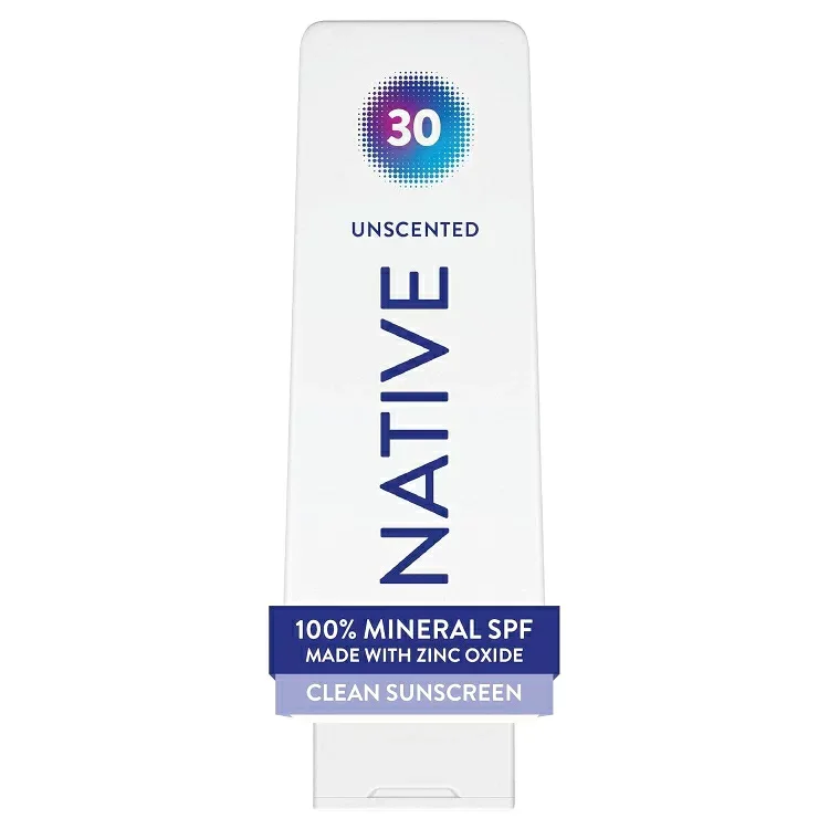 ネイティブ ミネラル日焼け止めローション SPF30 無香料 約198g Native Mineral Sunscreen Lotion SPF 30, Unscented, 7 oz 【お取り寄せ商品】