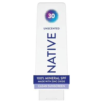 ネイティブ ミネラル日焼け止めローション SPF30 無香料 約198g Native Mineral Sunscreen Lotion SPF 30, Unscented, 7 oz 【お取り寄せ商品】