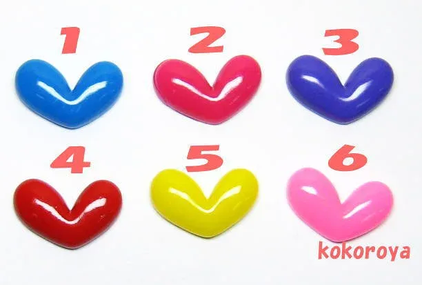 Bigハート 1個 (30mm×28mm) ☆クリックポストOK☆