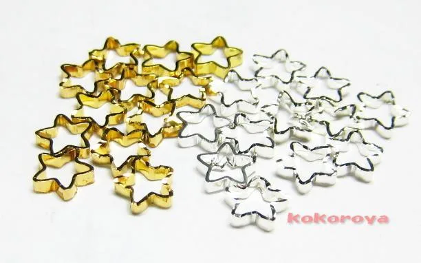メタル スター リバーシブル (大中小) 10個 ☆クリックポストOK☆