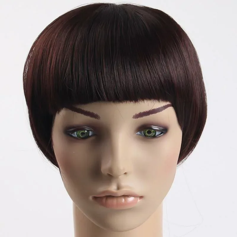 ウィッグ レディース ボブ ショート ストレート 前髪あり 小顔効果 自然 軽い フルウィッグ かつら ボブヘアー ふんわり ネット付き 耐熱