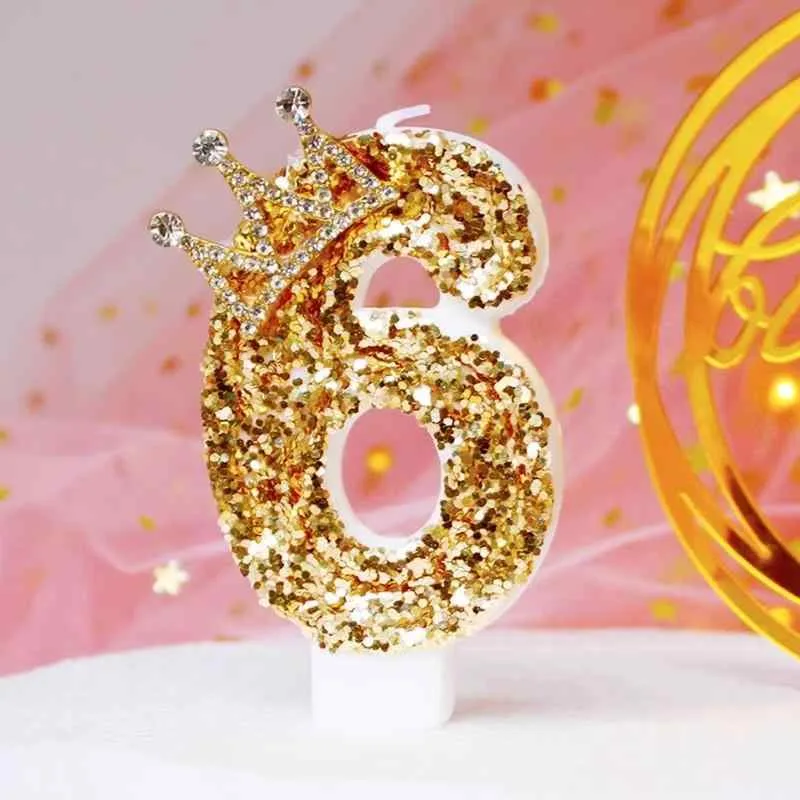 キャンドル キッズ 数字 誕生日 ケーキトッパー ゴールド グリッター 記念日 バースデー デコレーション お祝い おしゃれ パーティー 飾り付け