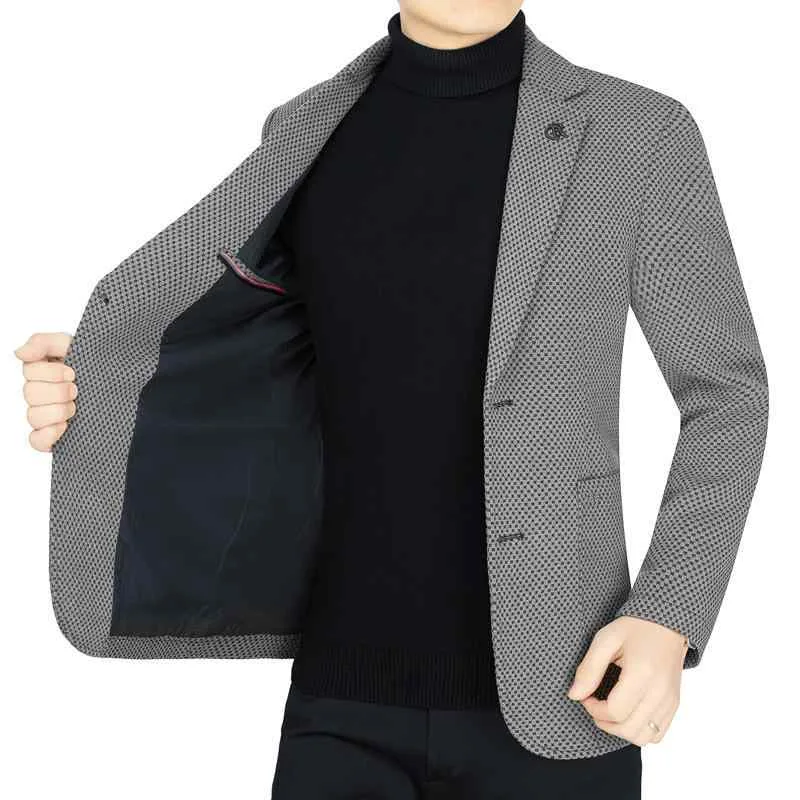 ジャケット メンズ テーラードジャケット ビジネス カジュアル 春秋 防シワ 通気性 軽量 スリム 紳士服 シングル 2つボタン 格子柄 定番