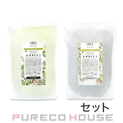 パイモア eco HBS シャンプー フルーティーフローラル 1700ml レフィル + トリートメント フルーティーフローラル 1700g レフィル 【セット】