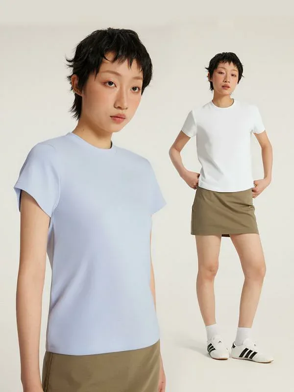 Tシャツ レディース 半袖 トップス カットソー マカロンカラー 厚手 オーバーサイズ ドロップショルダー カジュアル 春夏