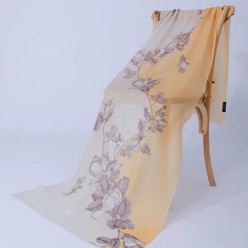 ショール ストール 围巾 披肩 レディース 女性用 カシミヤ 山羊純毛 プリント インクジェットプリント 軽い 薄手 お洒落 オールシーズン 秋冬 普段使い デイリー 通勤 防寒 暖か 柔らかい 上品