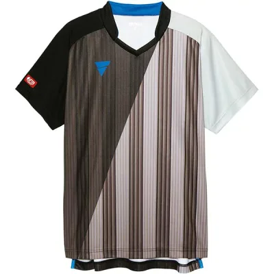 VICTAS(ヴィクタス) VICTAS V‐GS053 ユニセックス ゲームシャツ 31466 BK(ブラック) 2XL