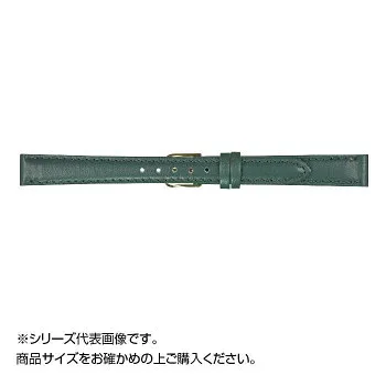 MIMOSA(ミモザ) 時計バンド ベビーカーフKC 14mm グリーン (美錠:金) CKC-G14