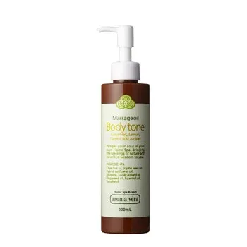 日本香堂 アロマベラ マッサージオイル ボディートーン 200ml 89352