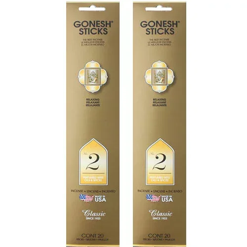 ガーネッシュ No.2 GONESH お香 スティック インセンス 40本 リラックス 癒し グッズ 香り 芳香 匂い ネコポス