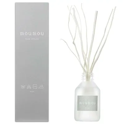 moumou ムームー リードディフューザー 100ml ルームフレグランス スティック アロマディフューザー アロマオイル ウール