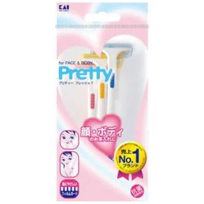 貝印 女性用カミソリ プリティーフレッシュT FRT-3P9