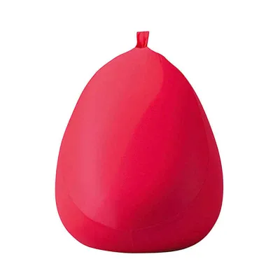 MOGU ビーズクッション フィットチェア レッド