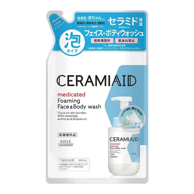 コーセーコスメポート セラミエイド 薬用 フェイス&ボディウォッシュ つめかえ380mL