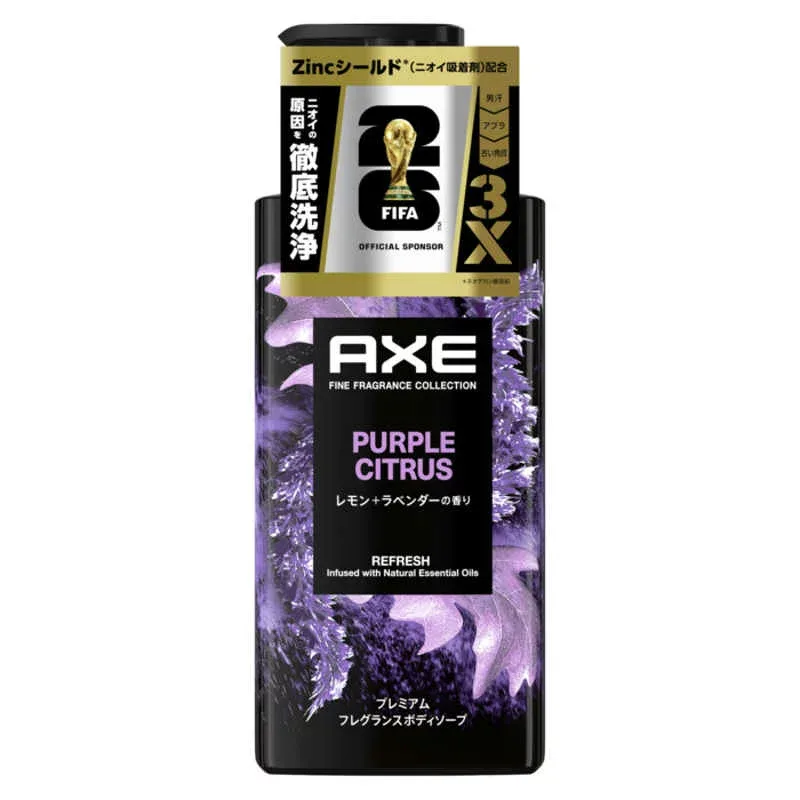 ユニリーバJCM アックス プレミアムフレグランス ボディソープ パープルシトラス ポンプ 440g AXEPBSシトラスポン
