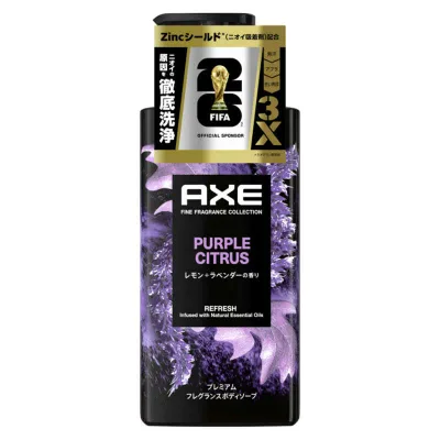 ユニリーバJCM アックス プレミアムフレグランス ボディソープ パープルシトラス ポンプ 440g AXEPBSシトラスポン