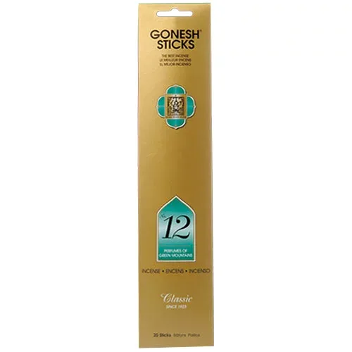 ガーネッシュ No.12 GONESH お香 スティック インセンス 20本 リラックス 癒し グッズ 香り 芳香 匂い