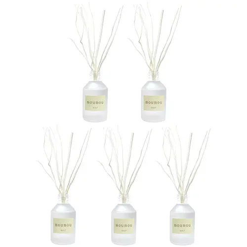 moumou ムームー リードディフューザー 100ml ルームフレグランス スティック キルト QUILT ルームフレグランス スティック アロマディフューザー 芳香剤 5個