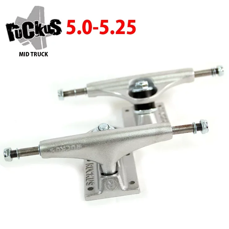 Ruckus ルーカストラック MID TRUCK 5.0-5.25 SILVER スケートボード トラック SKATE TRUCK【クエストン】