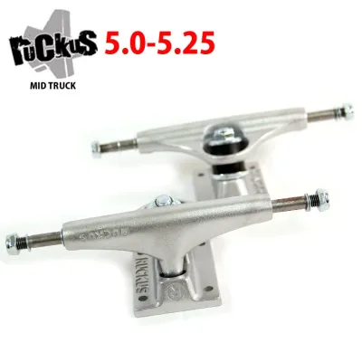 Ruckus ルーカストラック MID TRUCK 5.0-5.25 SILVER スケートボード トラック SKATE TRUCK【クエストン】