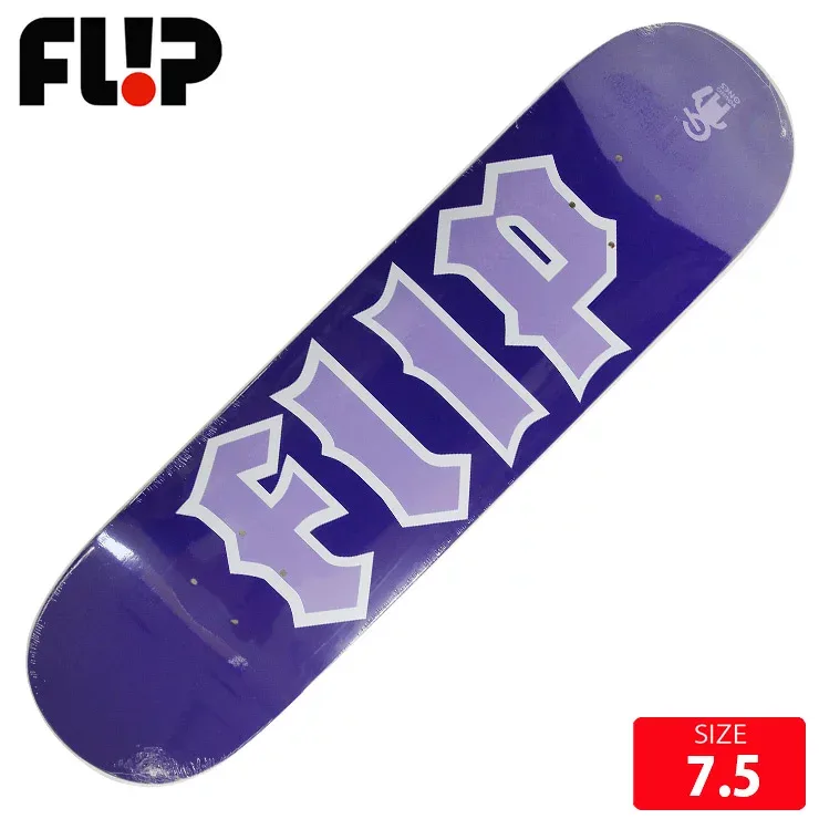 スケボー デッキ フリップ FLIP YOUNG ONE CANCELLED PURPLE DECK SIZE 7.5 スケートボード SKATEBOARD 26SM