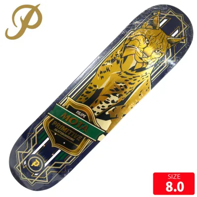 プリミティブ スケボー デッキ PRIMITIVE MOTA LYNX BLUE DECK SIZE 8.0 スケートボード skateboard 26SS