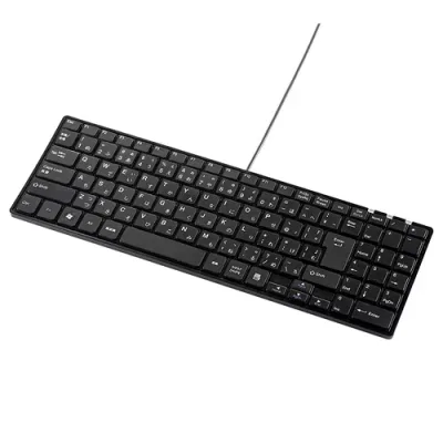 (LINE coupon available) Sanwa Supply SKB-SL19BK Quiet Slim Keyboard (Black)