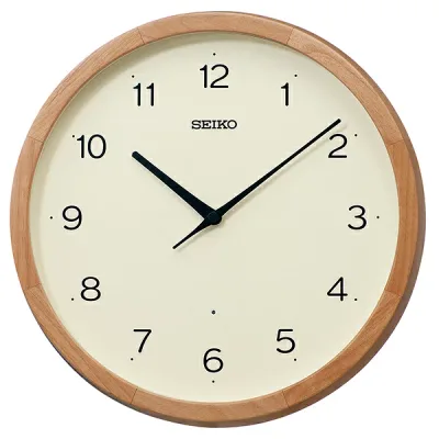 (LINEクーポン有)セイコー KX272B 電波掛時計 木枠 SEIKO