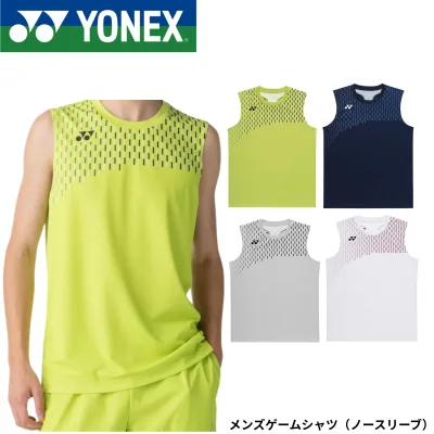 ヨネックス YONEX ウエア ウェア メンズゲームシャツ(ノースリーブ) 10715 バドミントン・テニス・ソフトテニス 2026SS