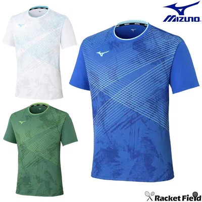 ソフトテニス バドミントン ウェア ミズノ MIZUNO ゲームシャツ(ラケットスポーツ) 62JAD012 ユニセックス 男女兼用 吸汗速乾 動きやすい ソフトテニス バドミントン 硬式テニス