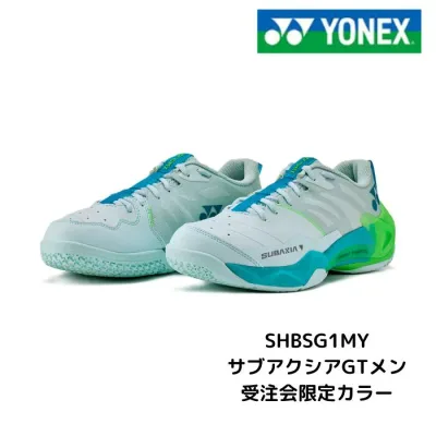 YONEX yonex ヨネックス バドミントンシューズ サブアクシアGTメン SUBAXIA subaxia SHBSG1MY shbsg1my グラファイトスロットル ペールグリーン 受注会限定